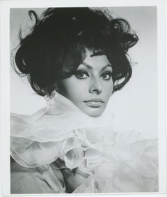 Sophia Loren Black and White Portrait 1967