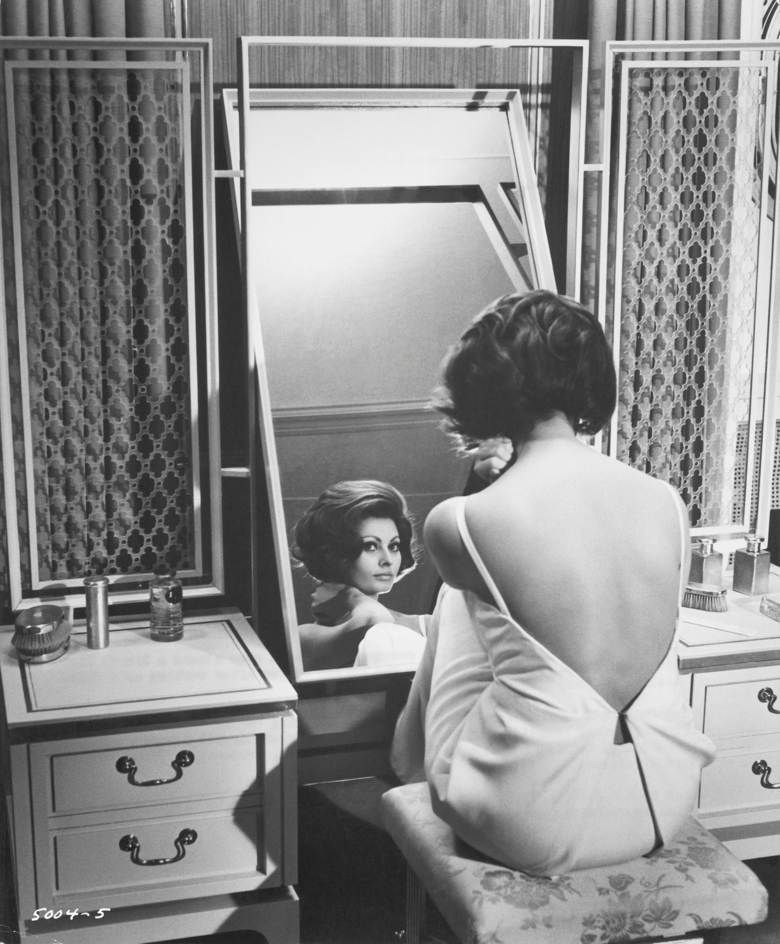 Unknown Black and White Photograph - Sophia Loren in A Countess from Hong Kong (1967) - Archival Pigment Print