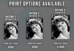 Sophia Loren in the Garden II Globe Photos Fine Art Print