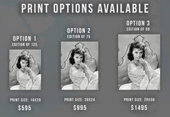 Sophia Loren in the Sheets Globe Photos Fine Art Print