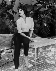 Sophia Loren Outdoors Fine Art Print