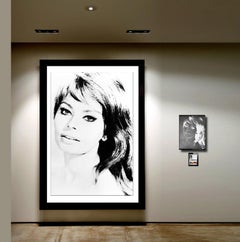 Sophia Loren - Fotografía y negativo antiguo de gran formato