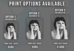 Sophia Loren Quirky Portrait Fine Art Print