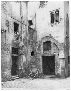 S.Paolo House - Disappeared Rome - Original b/w Photograph - Early 1900