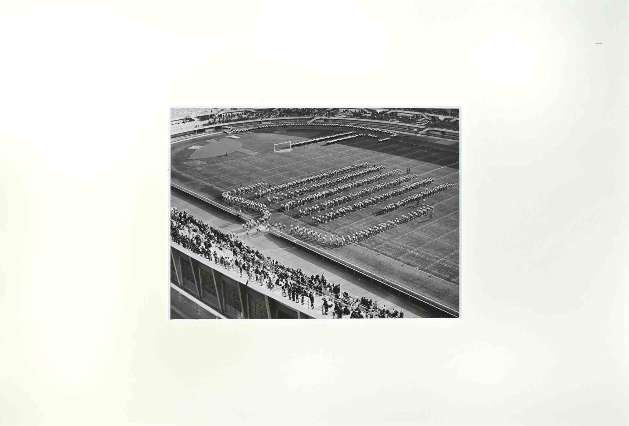 Unknown Landscape Photograph - Sport Parade - Vintage Photograph - Mid 20th Century