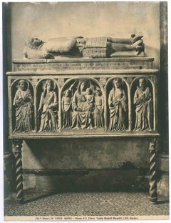église St. Chiara de Naples - Photo vintage - Début du 20e siècle