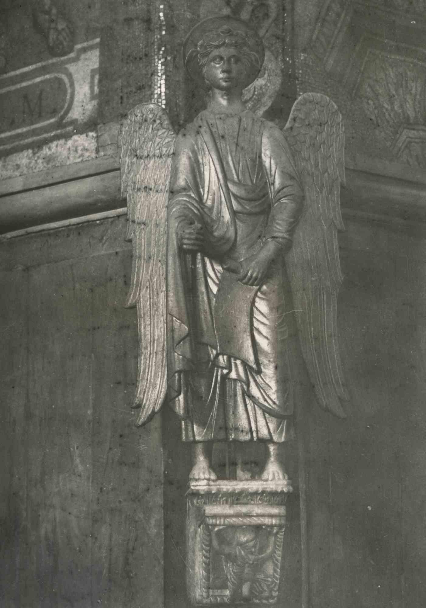 Black and White Photograph Unknown - La cathédrale Saint-Marc - Photo vintage B/w - Début du 20ème siècle