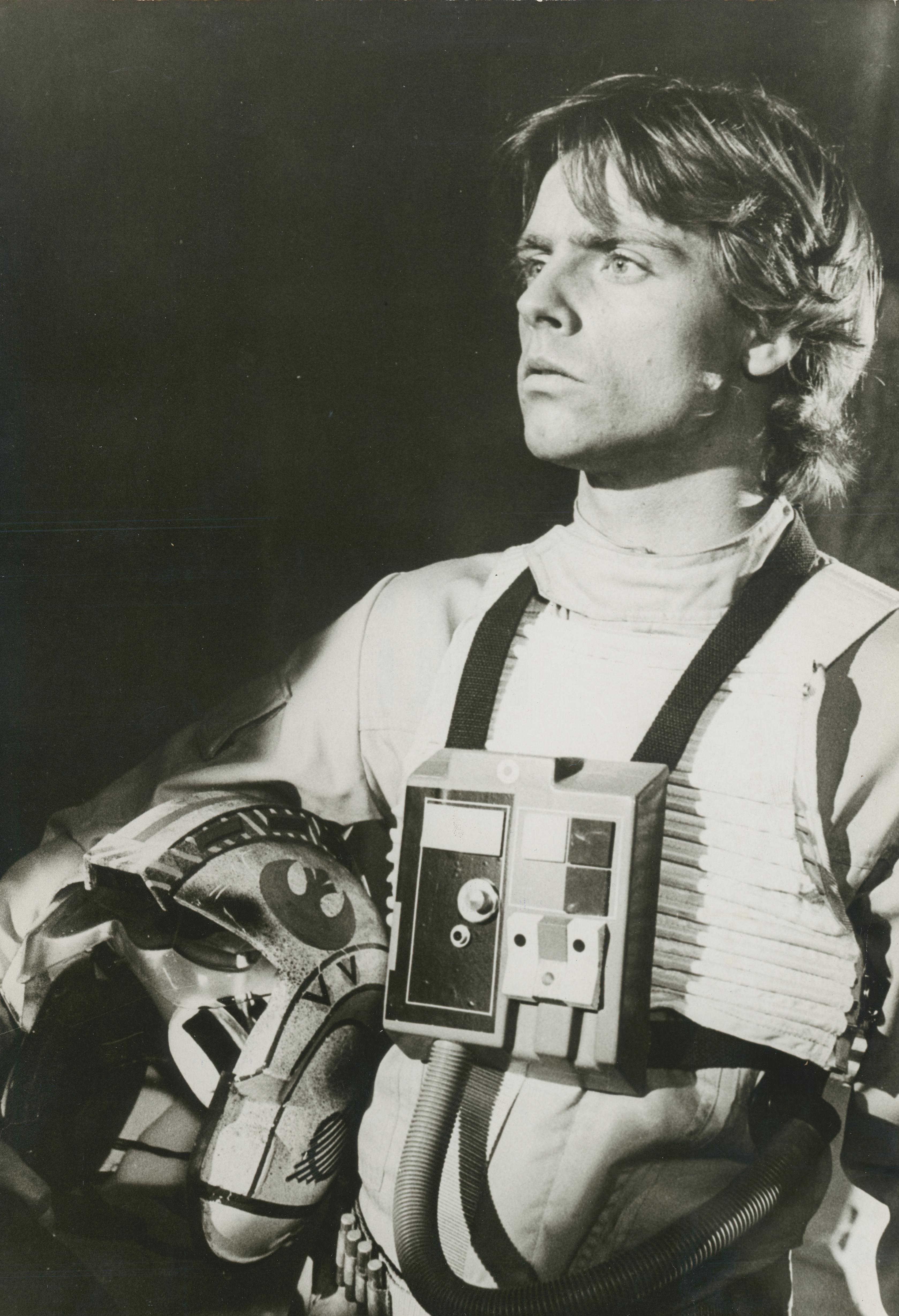 Unknown Portrait Photograph – Star Wars, Luke Skywalker, Sience Fiction Filmstill, 1977