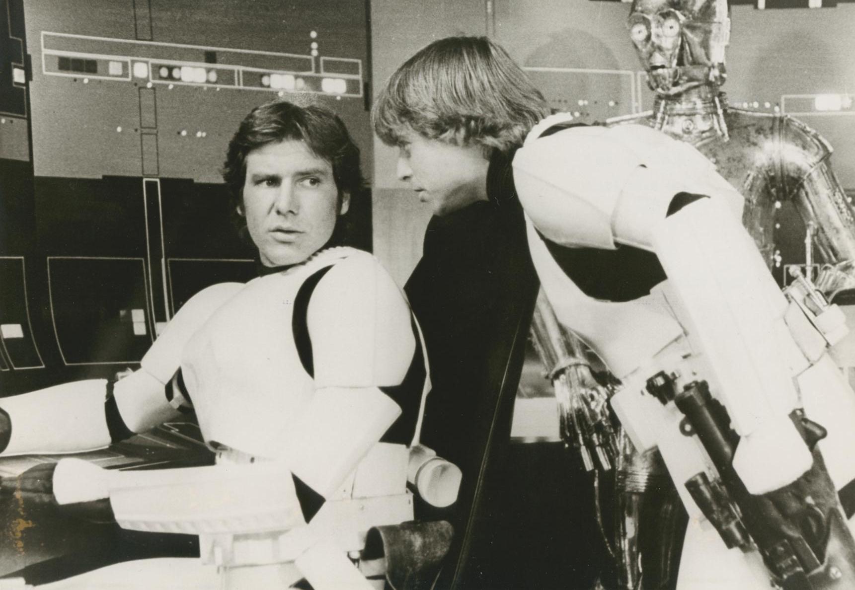 Unknown Black and White Photograph – Star Wars, Sience Fiction Filmstill, 1977