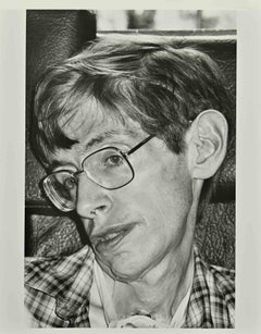 Stephen Hawking - Photographie vintage, années 1970