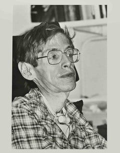 Stephen Hawking - Photographie vintage, années 1970