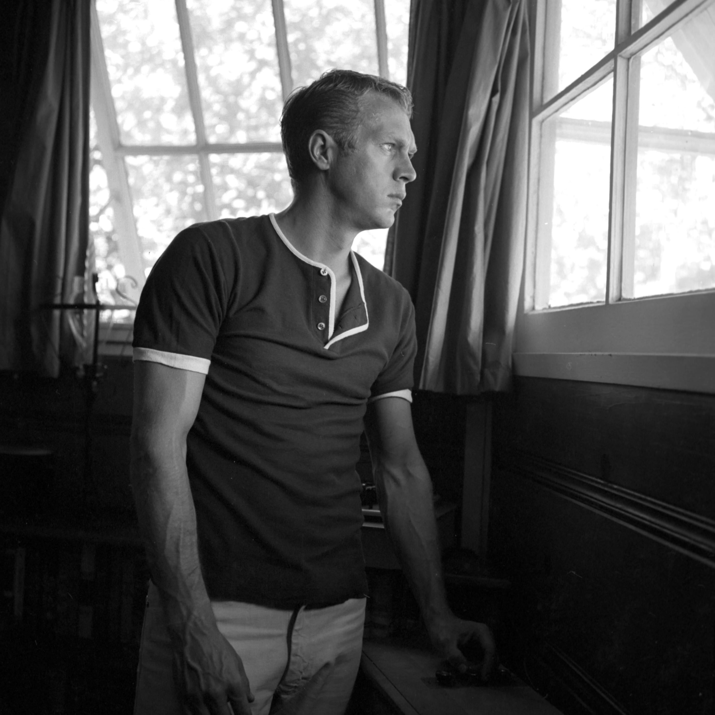 Unknown Black and White Photograph - Steve McQueen: A Windowlight Portrait