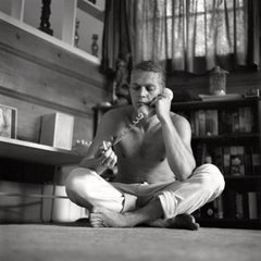 Steve McQueen in His Study