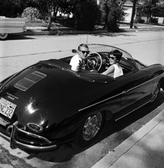 Vintage Steve McQueen in Porsche with Neile Adams 20" x 20" (Edition of 24) 