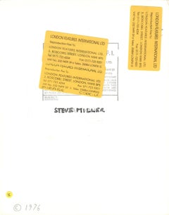 Steve Miller Playing Guitar Vintage Original Photograph