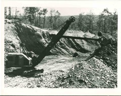 Strip Mining in American Coal - Vintage Photograph - Mid 20th Century