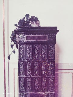 STUFA ANTICA - Fotografia effetto seppia, forma illegibile, Italia 1990s