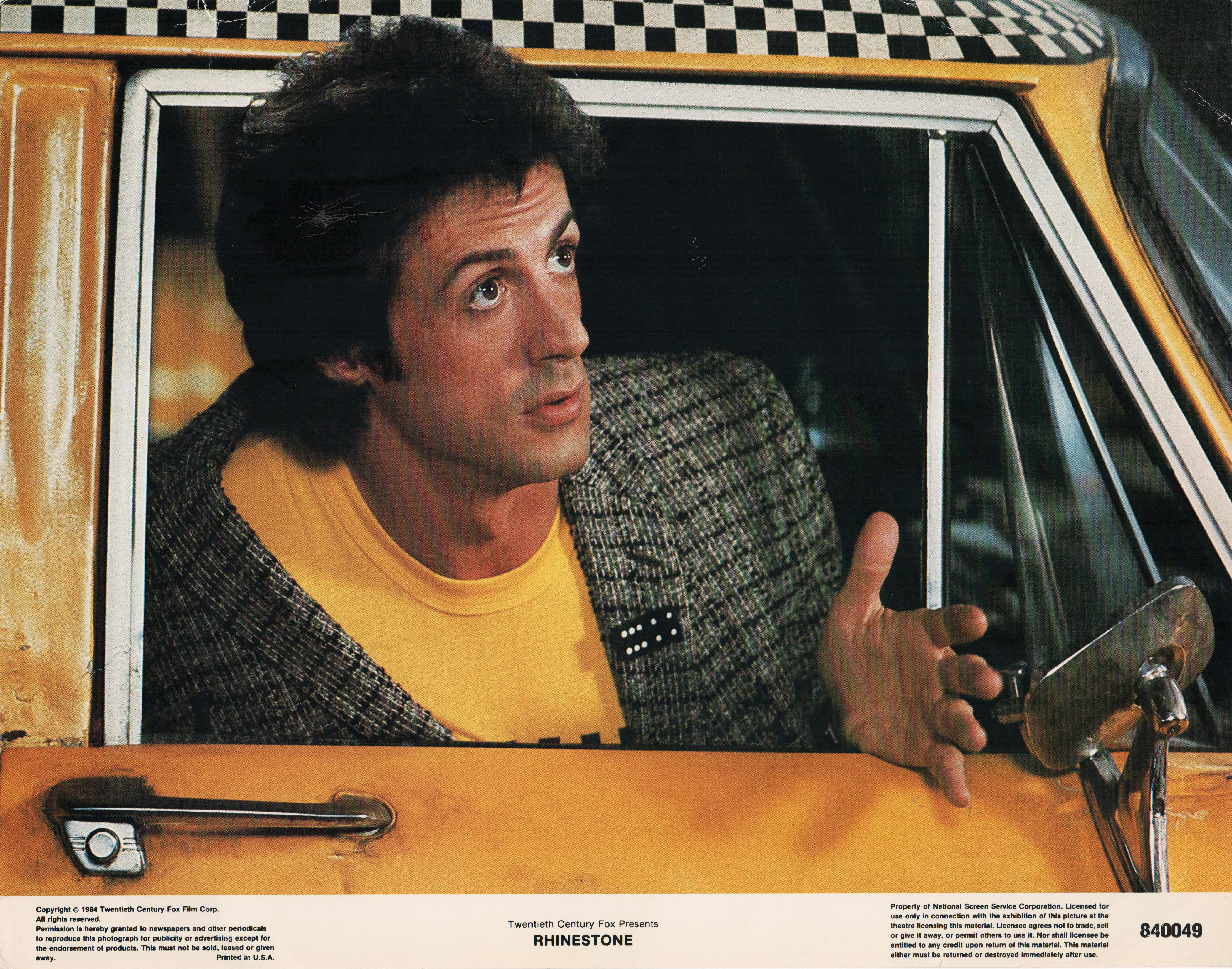 Unknown Color Photograph - Sylvester Stallone in Rhinestone - Original Lobbycard 1984'