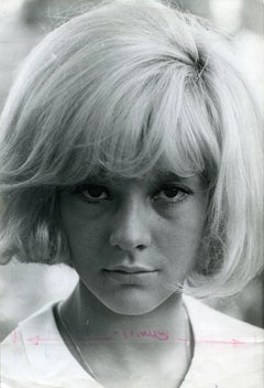 Sylvie Vartan par Monique Valentin  Photo vintage B/w - Années 1960