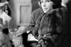 Taylor in Fur - Elizabeth Taylor London Publicity Shot Paris Daily Express