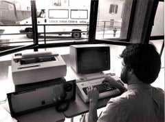 Technology, Computer Generation - Vintage Photograph - 1980s