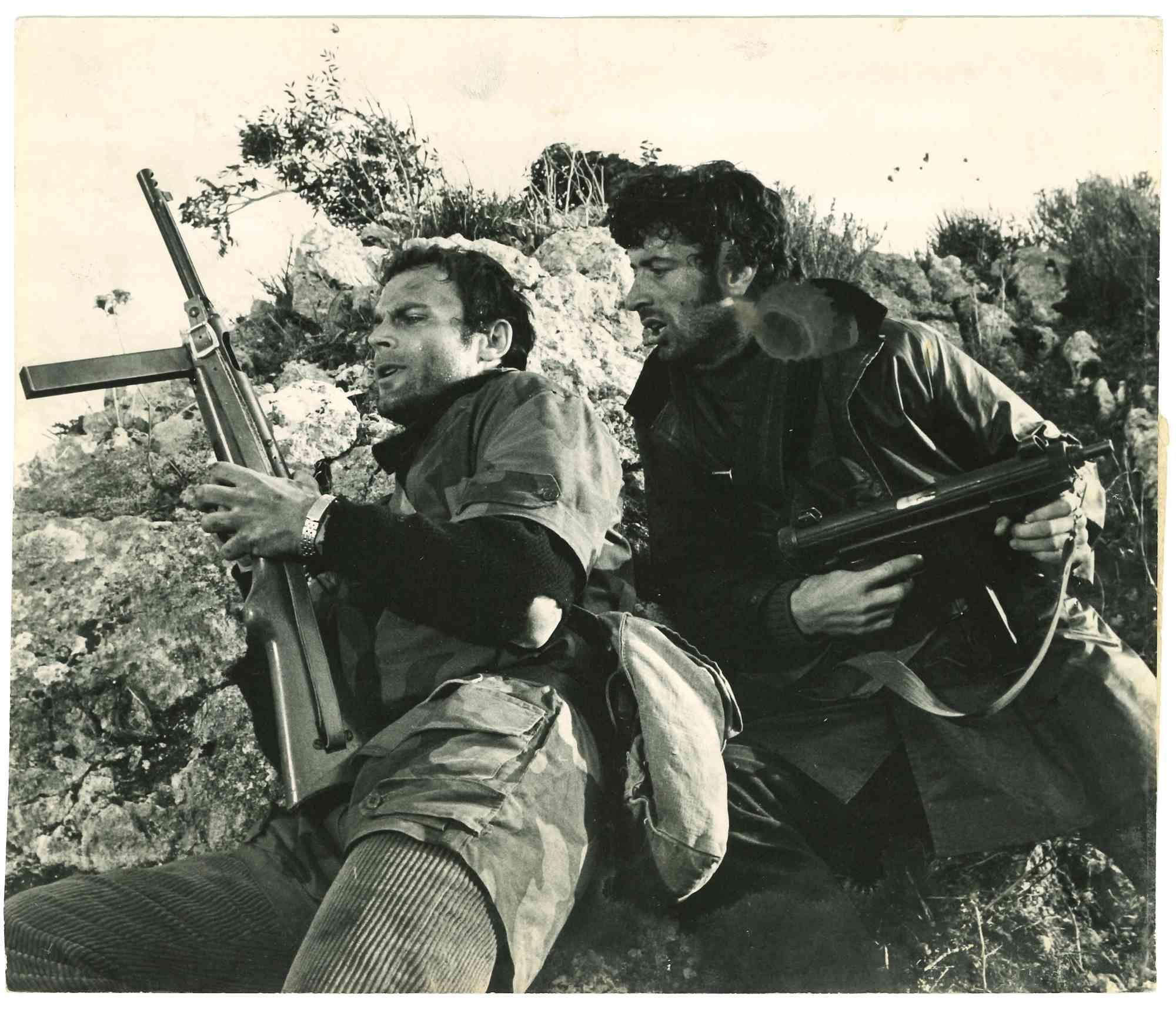 Figurative Photograph de Unknown - Terence Hill y Don Backy - Fotografía de época - Mediados del siglo XX