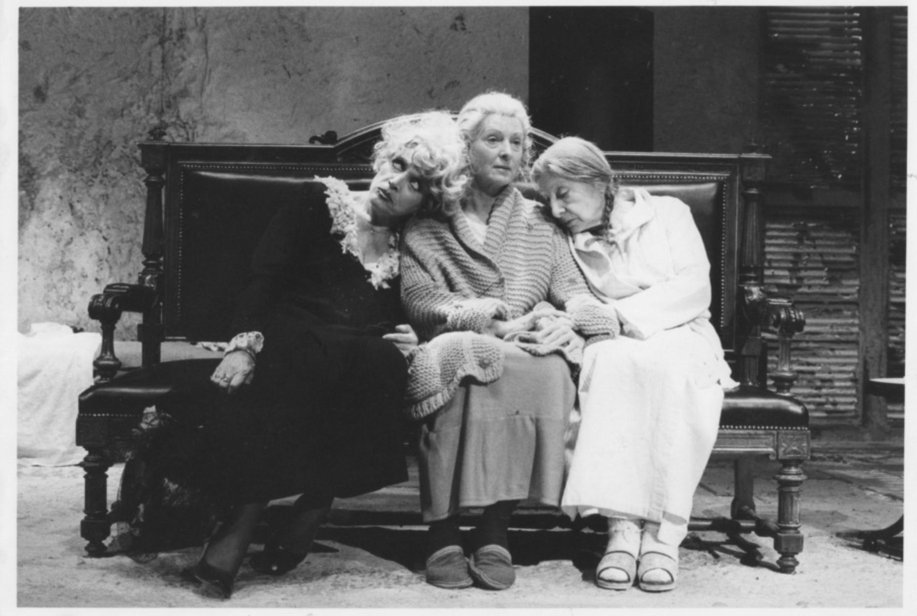 Unknown Figurative Photograph - The Actresses Paola Borboni, Diana Dei and Franca Maresa - Vintage Photo -1980s