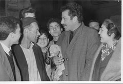 Der amerikanische Schauspieler Frank Wolff – Vintage b/w-Fotografie – 1960er Jahre