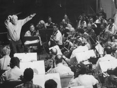 The American Composer Leonard Bernstein - Vintage b/w Photograph - Early 1980s