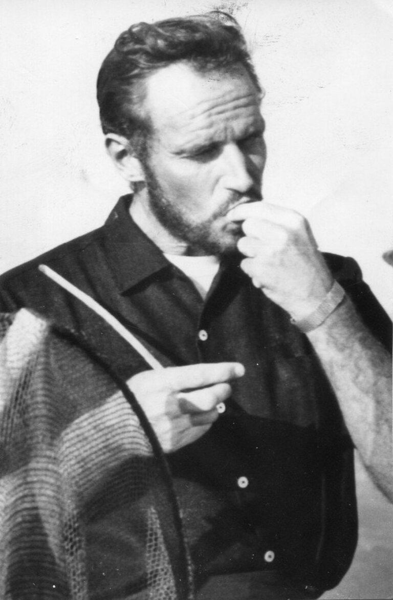 La star americana Charlton Heston, fotografia, anni '70