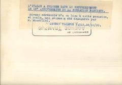 The Anniversary of the Fascist Party Foundation - Vintage Photo - 1930s
