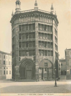 Il Battistero di Parma - Foto d'epoca - Inizio Novecento
