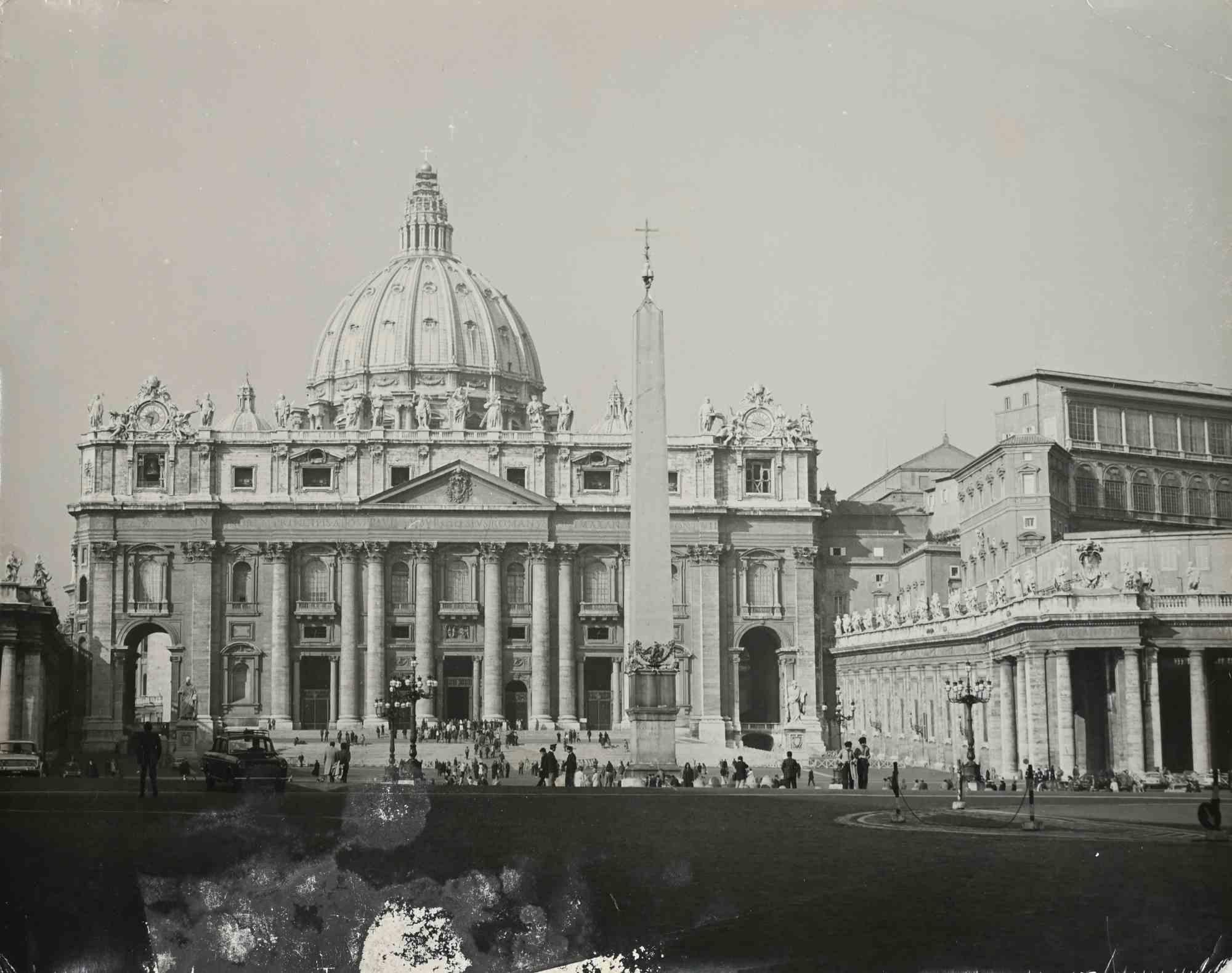 The Basilica of St. Peter - Vintage Photo - 20th Century