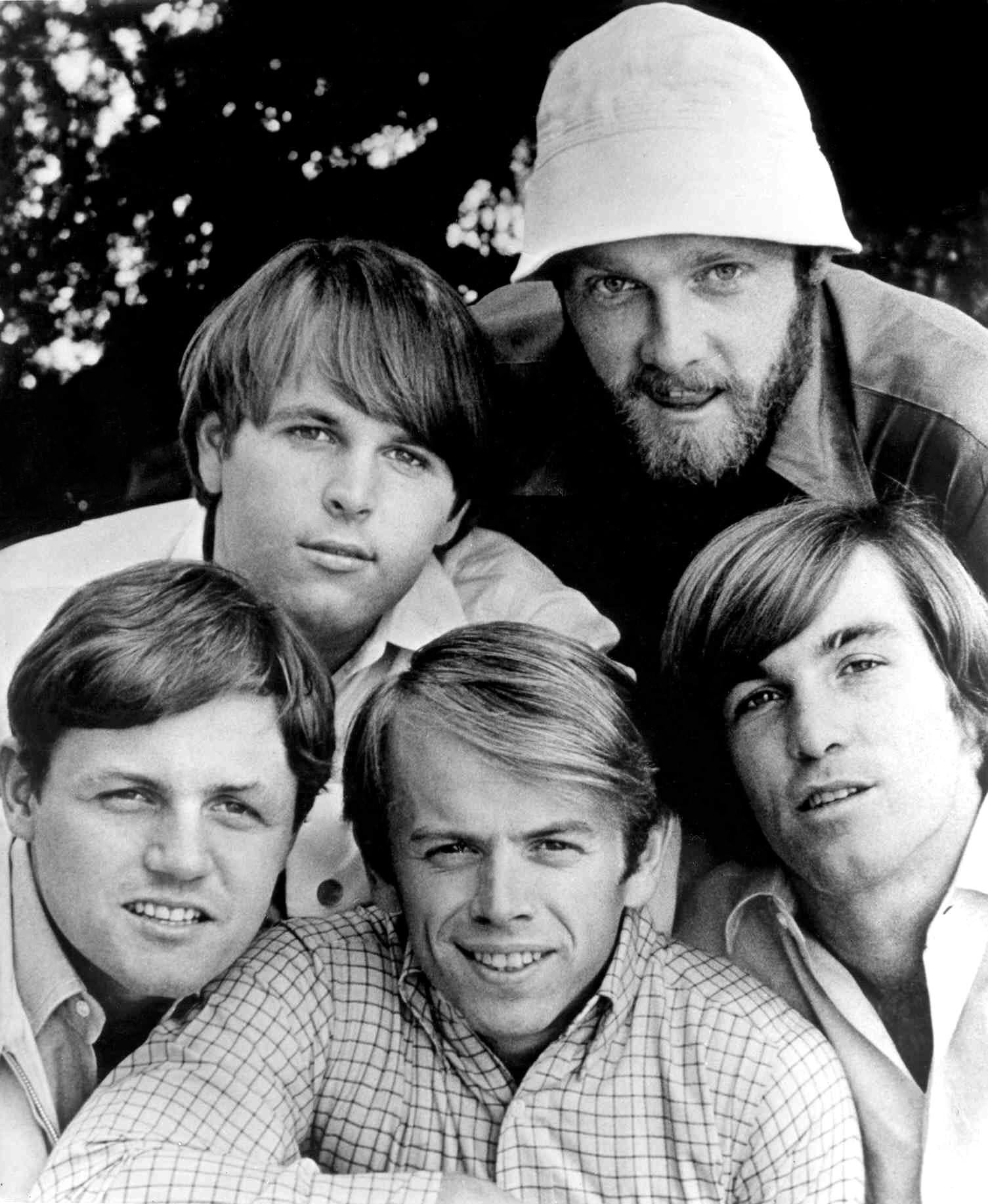 Unknown Black and White Photograph - The Beach Boys Closeup Group Portrait Globe Photos Fine Art Print