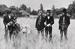 The Beatles Candid with Donkeys Fine Art Print
