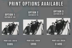 The Beatles Departing from Plane Fine Art Print