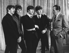 beatles ed sullivan 1st appearance The Beatles First Live Performance on Ed Sullivan Globe Photos Fine Art Print