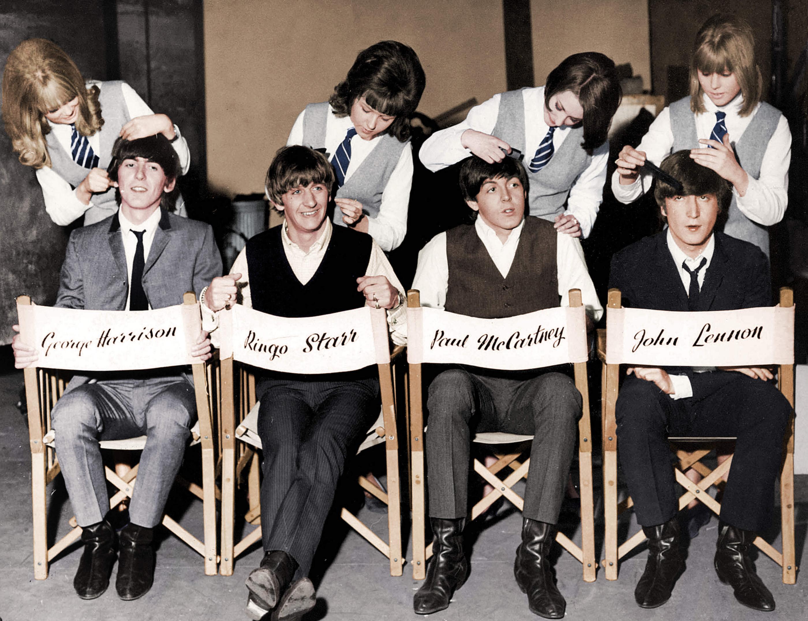 Portrait Photograph Unknown - The Beatles, Hard Day's Night