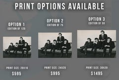 The Beatles on Couch Fine Art Print