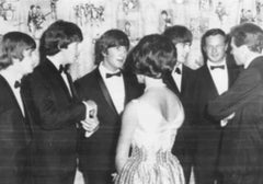 The Beatles with Lord Snowdon and Princess Margaret - Vintage Photo - 1960s