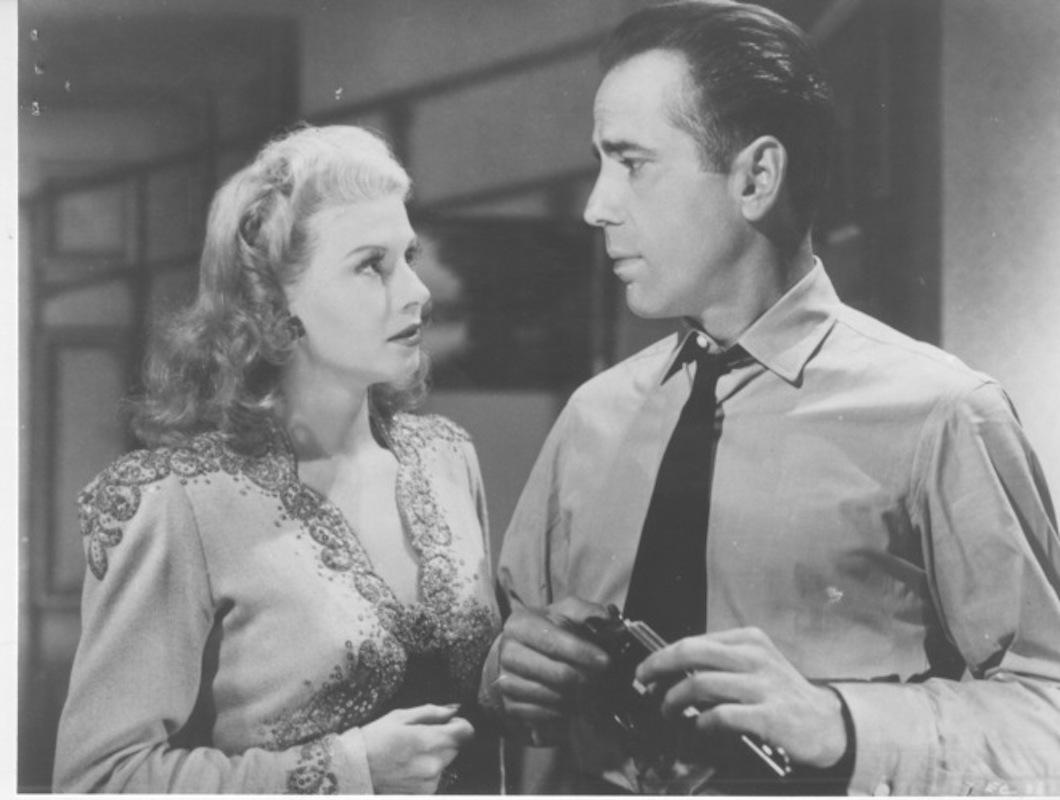 Unknown Portrait Photograph – The Big Shot Film – Humphrey Bogart und Irene Manning – Vintage-Foto – 1942