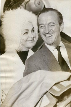 David Niven, britischer Schauspieler, Original-Vintage-Fotografie, 1962