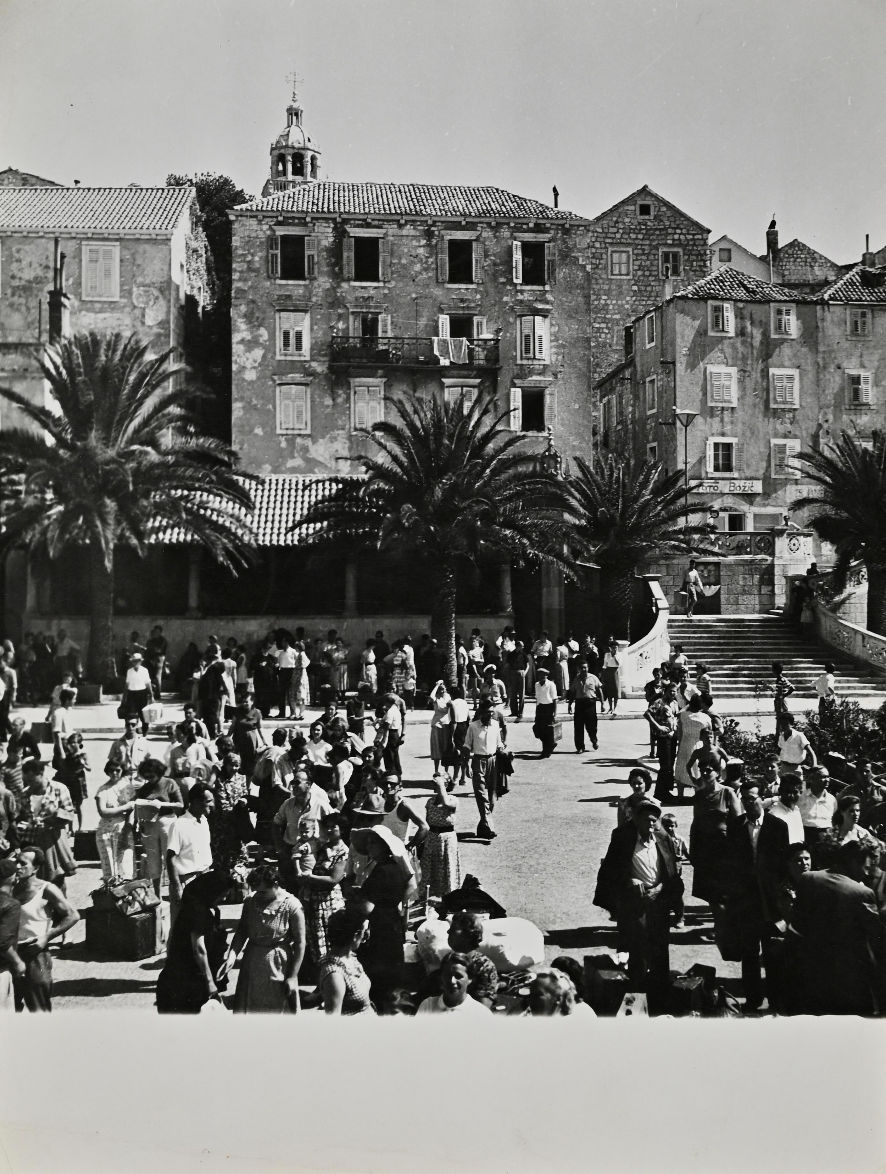 Figurative Photograph di Unknown - Il centro di Spalato - Foto d'epoca - Metà del XX secolo