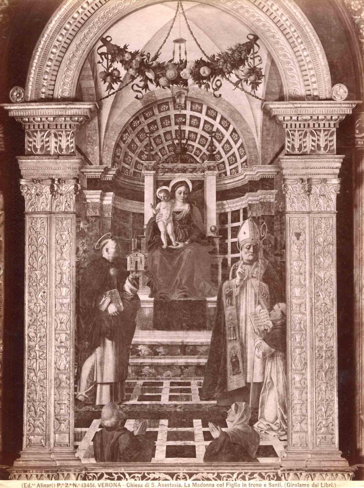 Black and White Photograph di Unknown - La Chiesa di Sant'Anastasia a Verona - Fotografia in bianco e nero - Inizio XX secolo