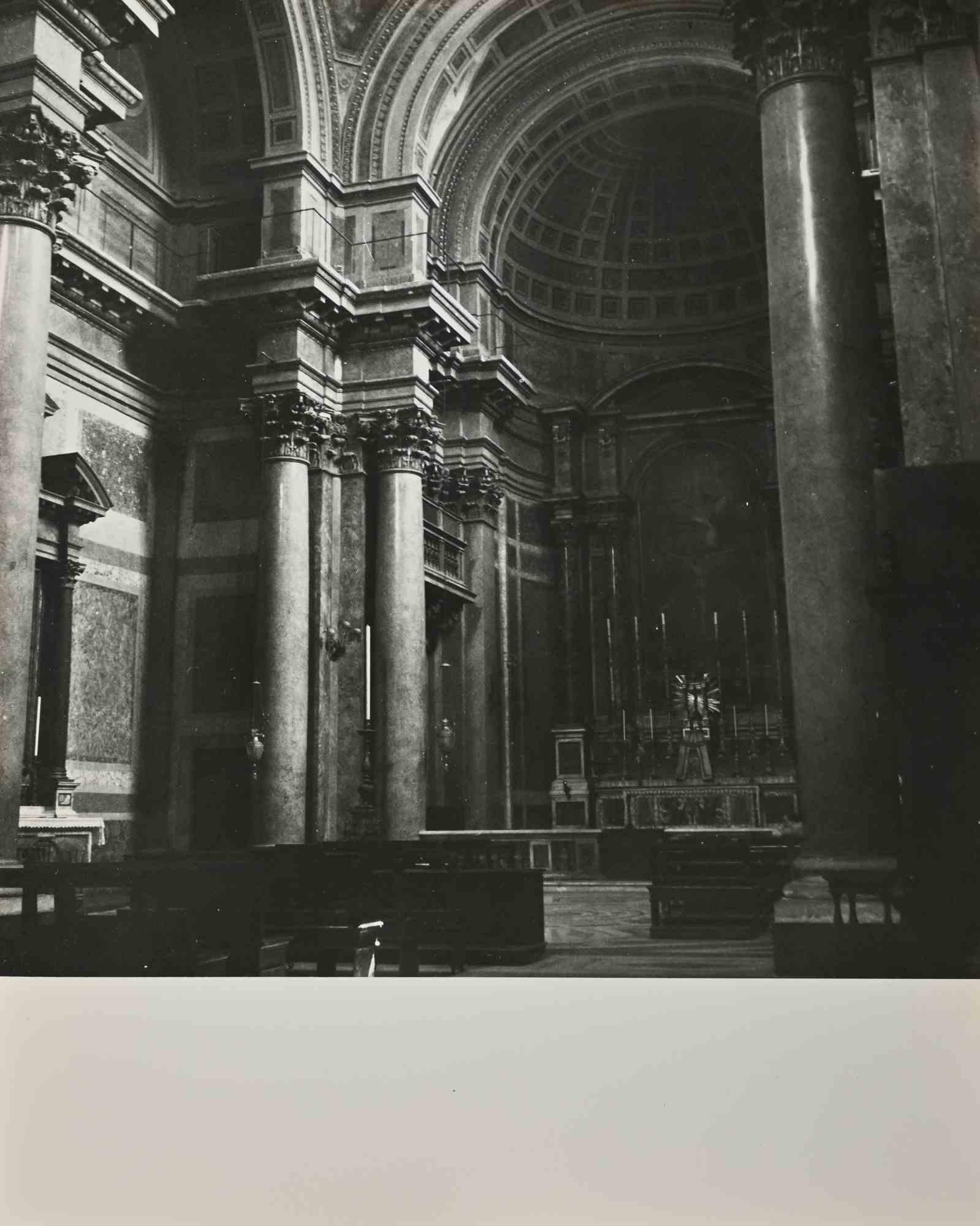 Unknown Figurative Photograph - The Church's Altar - Vintage Photo - Mid-20th Century