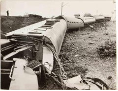 The Crash Railway  - Photographie vintage - années 1950