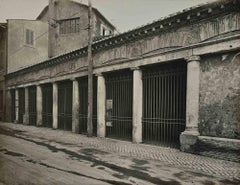 Il colonnato dorico - Foto d'epoca - metà del XX secolo