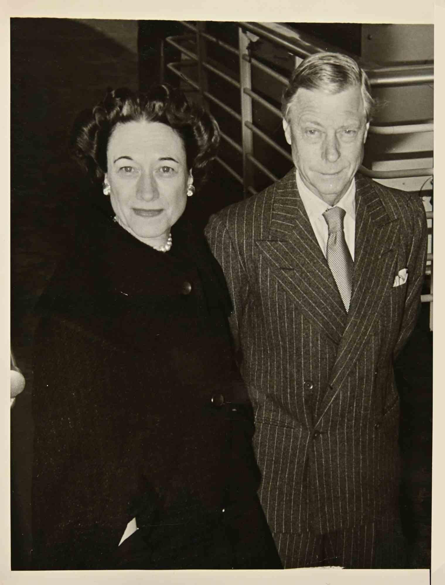 Unknown Portrait Photograph - The Dukes of Windsor Visiting New York - Vintage Photograph - 1956