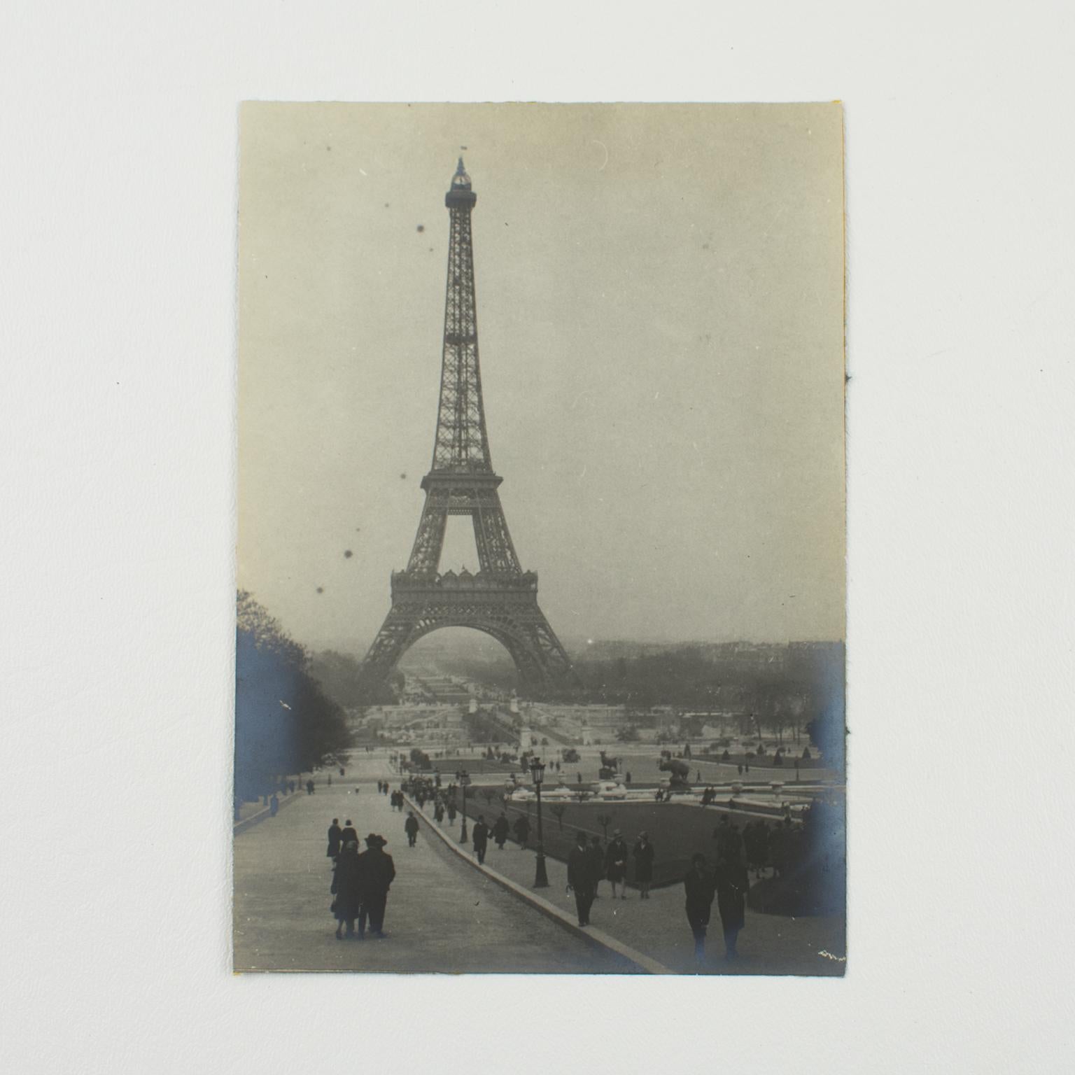 black and white photo of eiffel tower