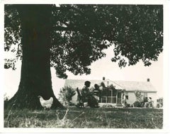 La casa del granjero - Fotografía americana de época - Mediados del siglo XX
